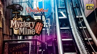 2023 Mystery Mine Roller Coaster On Ride Front Seat 4K POV Dollywood [upl. by Ardnos]