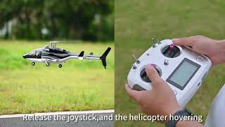 FLYWING RC airwolf helicopter bell222 scale Flight Tutorial [upl. by Pren89]