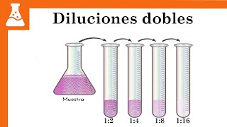 Cómo preparar Diluciones dobles seriadas [upl. by Ayyidas721]