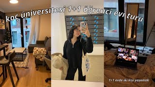 KOÇ ÜNİVERSİTESİNDE 11 ÖĞRENCİ EVİ TURU🏡🤍 TAM OLARAK YERLEŞTİK 11 EVDE 2 KİŞİ YAŞAMAK [upl. by Cirenoj]