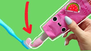 toothpaste squishy FROM PAPER ✨ 2024 paper crafts squishy fidget [upl. by O'Driscoll]