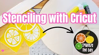 Vinyl Stencils with Cricut How to  Plus Stenciling Tips [upl. by Mullac491]