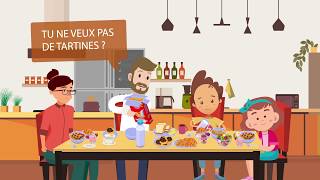 Le petit déjeuner en français  Les aliments  El desayuno en francés la comida en francés [upl. by Ait512]