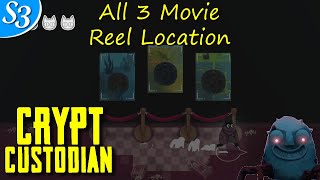 Crypt Custodian  All 3 Movie Reel Locations [upl. by Piderit]