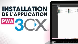 Installer lapplication PWA 3CX V20 sur PC [upl. by Ahseiyk]