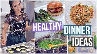 3 Healthy Vegetarian Dinner Ideas IN MY NEW KITCHEN [upl. by Nylicaj]