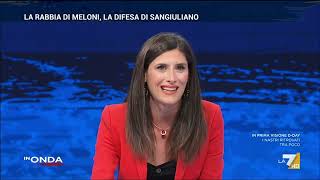 Chiara Appendino ospite a In Onda  La7  492024 [upl. by Qiratla496]