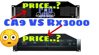 Rx3000 VS CA9 comparison and Lod calculation  CA9 price and Rx3000 price Dj Rock [upl. by Hershel]