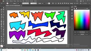 Adobe Illustrator Renk Ayarlamalarında Değişimleri Anlatımları [upl. by Gnilrits]