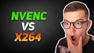 Best Encoder To Use in OBS NVIDIA NVENC vs x264 [upl. by Suicul]