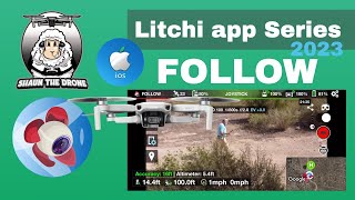 How to tutorial Litchi app Follow DJI Mini 2 shaunthedrone [upl. by Claudine]