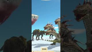 Dragons Wyverns Crash Attack from the Sky VS Sharks T Rex 7000 Animal Revolt Battle Simulator [upl. by Nonnahsal259]