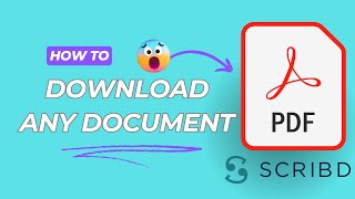 Download Scribd document in a few clicks  Easily download documents from Scribd [upl. by Ursola982]