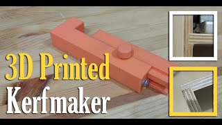 3D Printed Adjustable Dado Jig  Kerfmaker [upl. by Tirma]