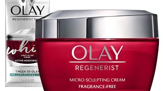 Olay Regenerist Micro Sculpting Cream Honest Review olayolaycream [upl. by Khalsa]