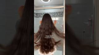 How I prevent tangles in my long hair ✨ haircare [upl. by Neih]