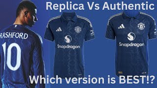 2425 Manchester United Away Shirt Aeroready Vs Heatrdy Replica Authentic Jersey Premier League Top [upl. by Cirnek932]