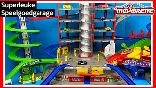 Majorette Super City Garage speelgoed uitpakken en spelen  Family Toys Collector [upl. by Sukcirdor]