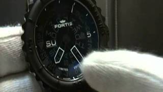 Fortis B47 Big PVD Black Watch Video From About Time Watch Company [upl. by Holden]