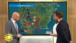 Så bildas en tornado  Nyhetsmorgon TV4 [upl. by Esinel]