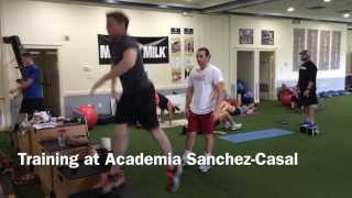 Tennis Fitness Training at Academia Sanchez Casal [upl. by Flem]