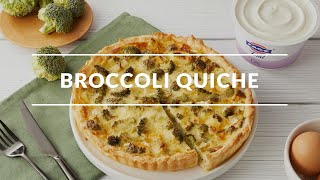 Broccoli Quiche Recipe [upl. by Llevram]