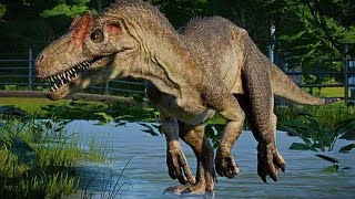 Allosaurus Live in Jurassic World Evolution 2 [upl. by Hadeehsar]