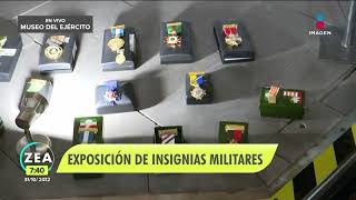 Inauguran exposición de insignias militares en el Museo del Ejército  Noticias con Francisco Zea [upl. by Halak]