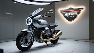 Unleashing the 2025 Moto Guzzi V7 A Classic Reimagined [upl. by Anael]