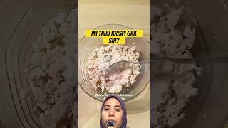 Tahu krispi resepsimple resep cemilan food resepmasakan Fathangamee [upl. by Prebo652]