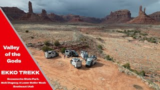 Winnebago EKKOs  Valley of the Gods Goosenecks State Park amp Lower Butler Wash [upl. by Elinad125]