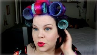 HOW TO Velcro Rollers For Short Hair [upl. by Ladnyk]