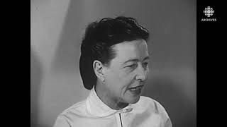 Entrevue avec Simone de Beauvoir à RadioCanada en 1959 [upl. by Adoc]