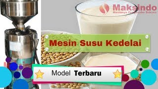 Mesin Susu Kedelai Stainless Steel New Model [upl. by Ahsinat]