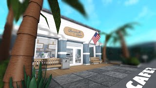 i built a beach cafe in bloxburg [upl. by Tebzil372]