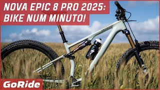 A beleza da nova Specialized EPIC 8 PRO 2025  Bike num Minuto [upl. by Darcee486]