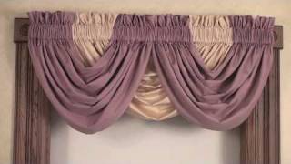 How To Style Waterfall Window Valances from Touch of Class [upl. by Neelhsa417]