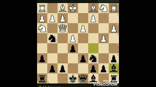 King Pawn opening Leonardis Variation [upl. by Godric]