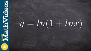 Applying the chain rule with natural logarithms [upl. by Alur]