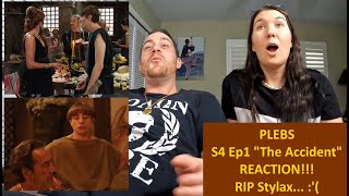 Americans React  PLEBS  The Accident Season 4 Episode 1  REACTION [upl. by Zehc]