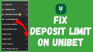 How to Fix Deposit Limit on Unibet 2024  Unibet Tutorial [upl. by Lladnar]