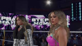 Elektra Lopez amp Lola Vice WWE 2K23 Entrances and Victories [upl. by Amandi]