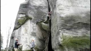 Smolo climbing Adršpach [upl. by Atilem]