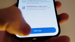 How to Hide and Unhide Apps on ANY iPhone [upl. by Delwyn]
