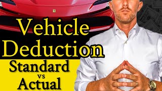 Standard Mileage Rate vs Actual Expenses Section 179 VEHICLE TAX DEDUCTIONS [upl. by Floridia882]