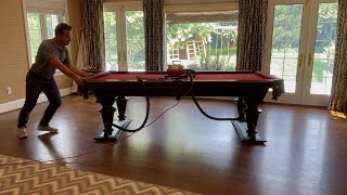 How To Move A Pool Table Without Taking It Apart [upl. by Sybyl632]