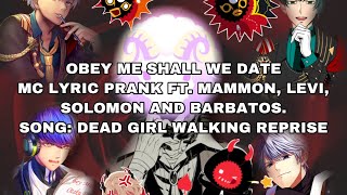 Mc Lyric pranks ft Mammon Leviathan Solomon and Barbatos  Obey Me  Texting Series 51 [upl. by Gennie]