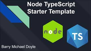 Node TypeScript Starter Template  With GitHub Link [upl. by Sirdna823]