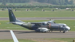 AIRPOWER 24  Czech Air Force CASA C295M 0453 landing at Zeltweg Air Base [upl. by Areemas]