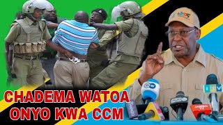 CHADEMA WATOA MANENO MAKALI KWA CCM [upl. by Mello]